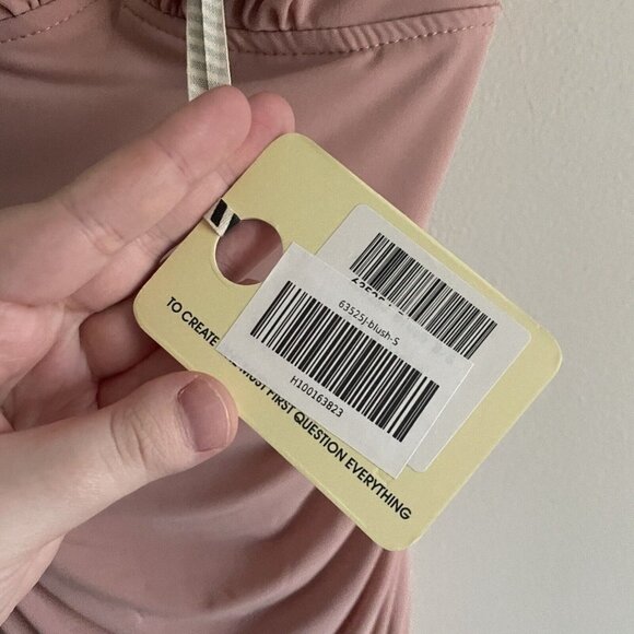 Mika & Gala Wmn 8 Blush Shoulder Pads Sweet Lovers Ruched Bodycon Mini Dress NWT - Picture 9 of 15